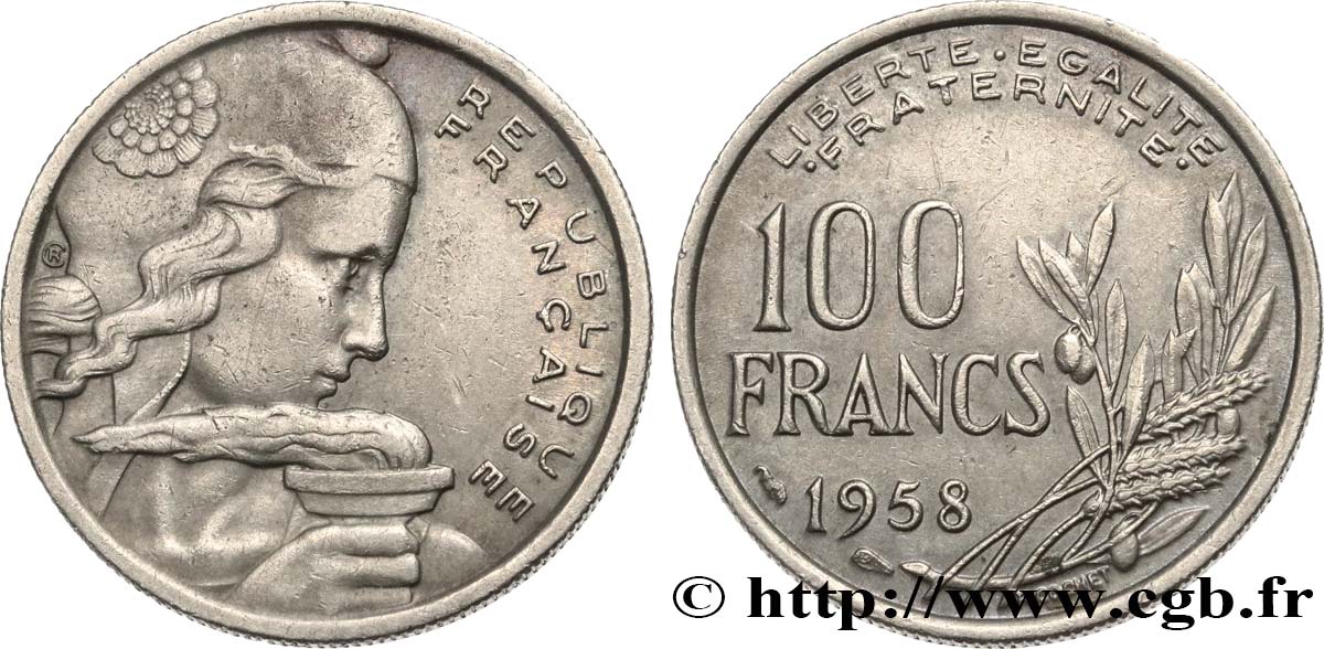 100 francs Cochet 1958  F.450/12 MB35 