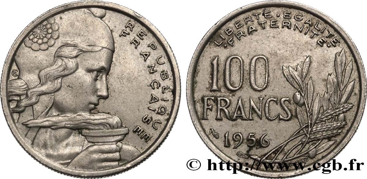 100 francs Cochet 1956  F.450/8 SS45 