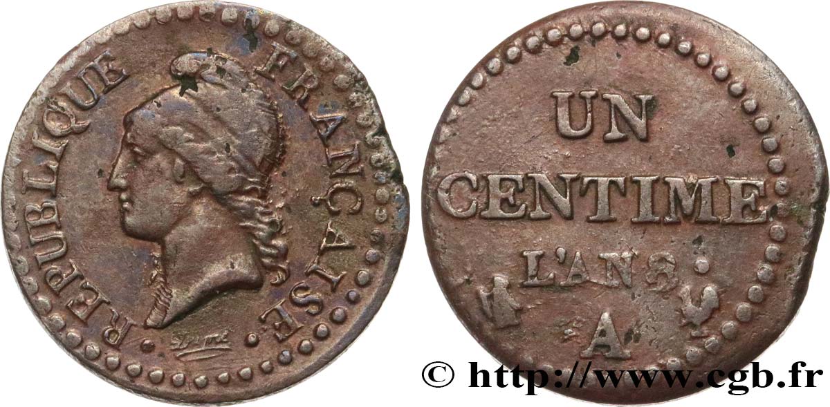 Un centime Dupré 1800 Paris F.100/24 TB25
