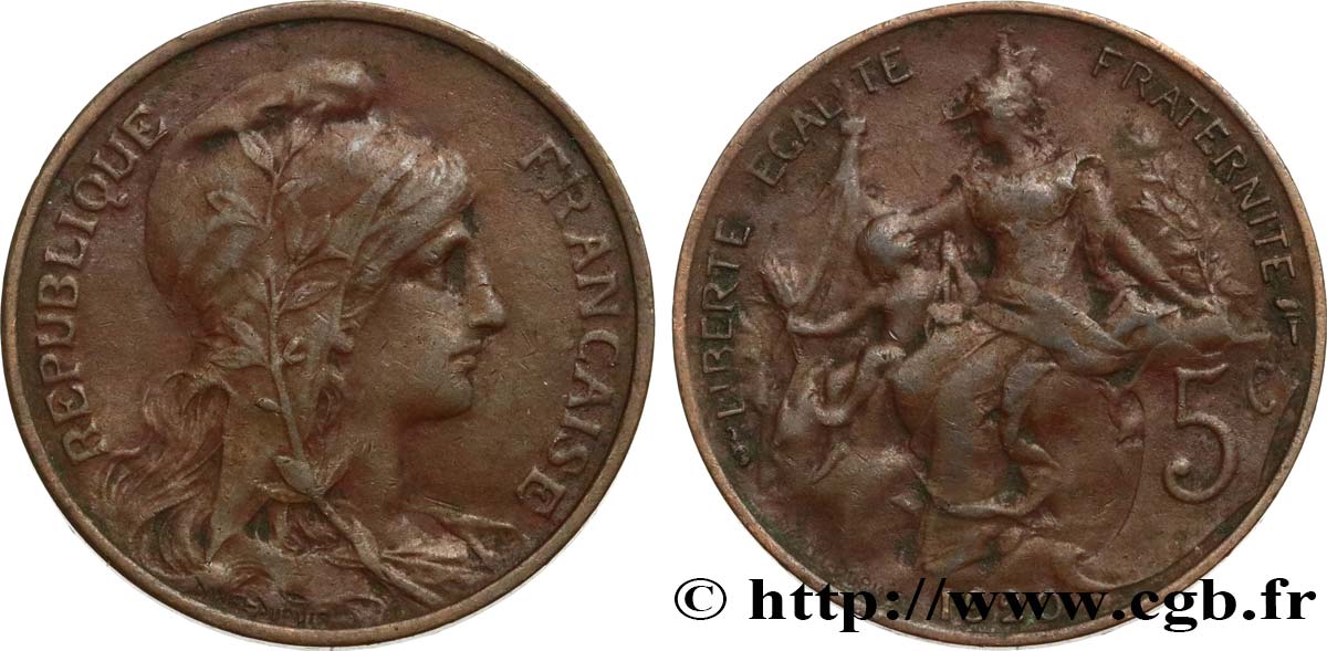 5 centimes Daniel-Dupuis 1920 F.119/31 VF30