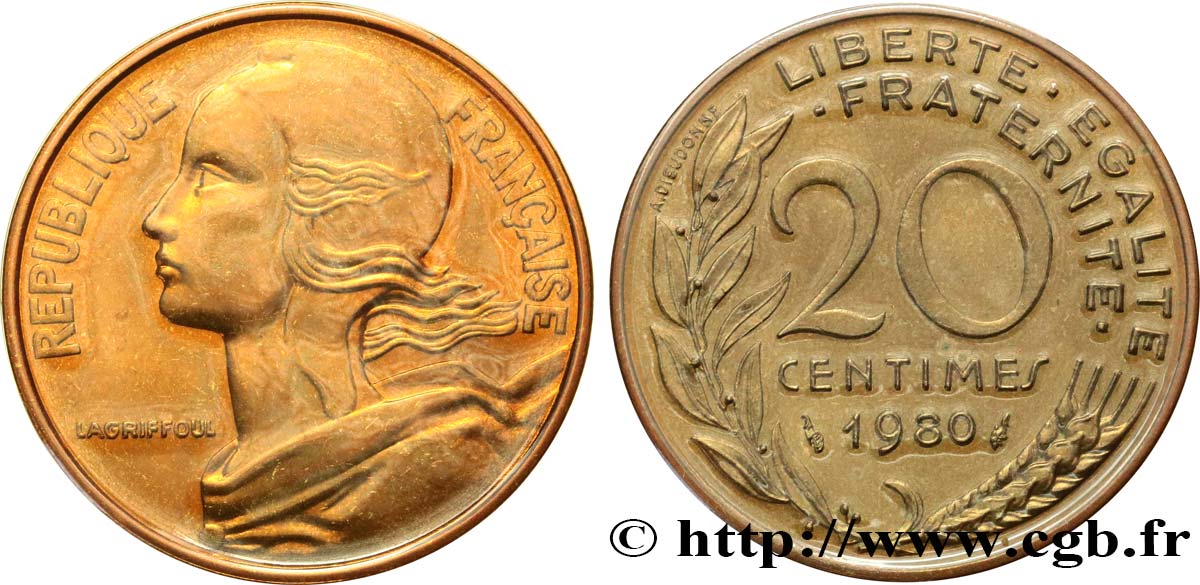 20 centimes Marianne 1980 F.156/20 ST