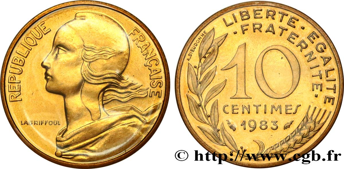10 centimes Marianne 1983 Pessac F.144/23 FDC
