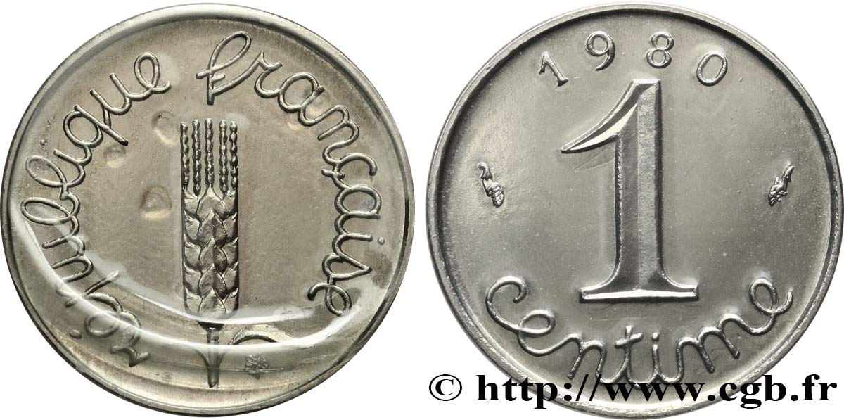1 centime Épi 1980 Pessac F.106/37 FDC