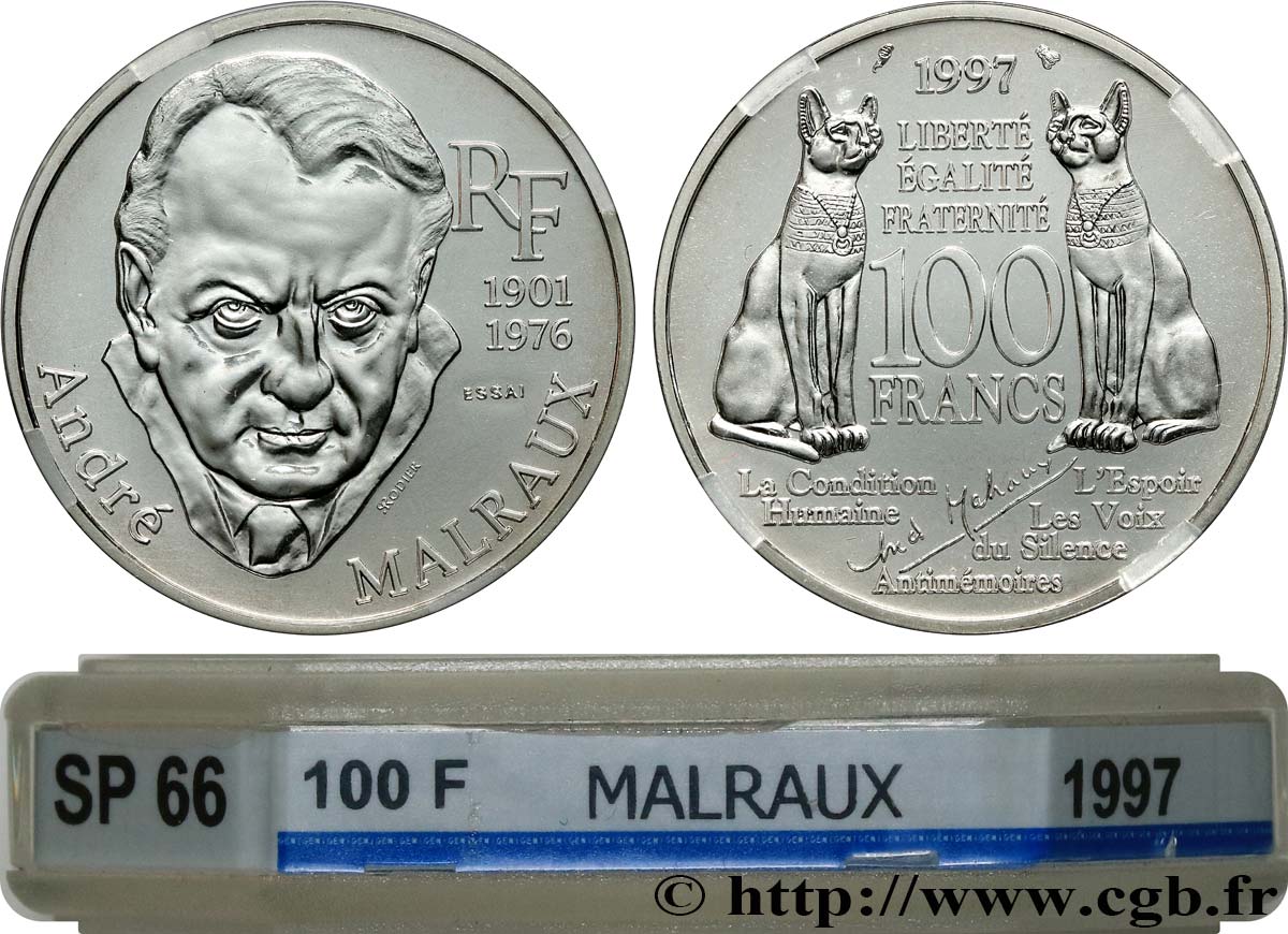 Essai de 100 francs Malraux 1997 Paris F.465/1 MS66 GENI