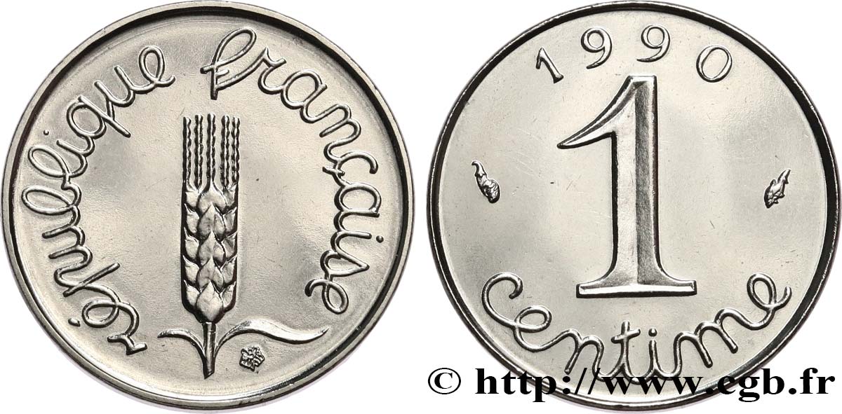 1 centime Épi 1990 Pessac F.106/47 ST