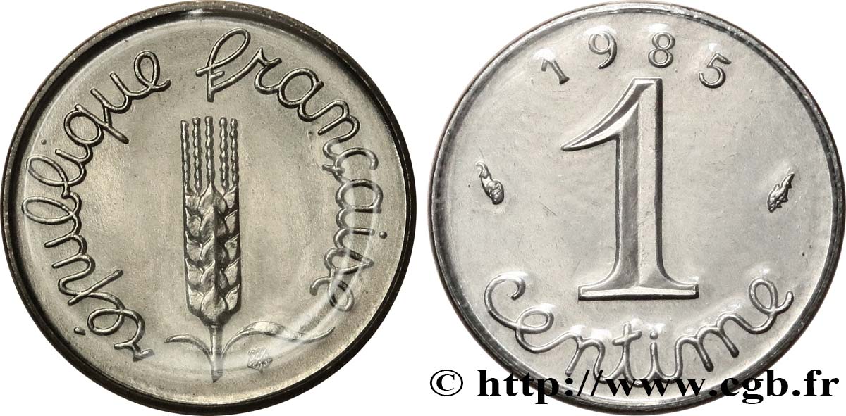 1 centime Épi 1985 Pessac F.106/42 ST