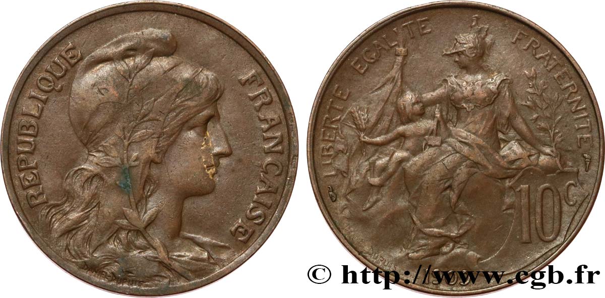 10 centimes Daniel-Dupuis 1909 F.136/18 TB35
