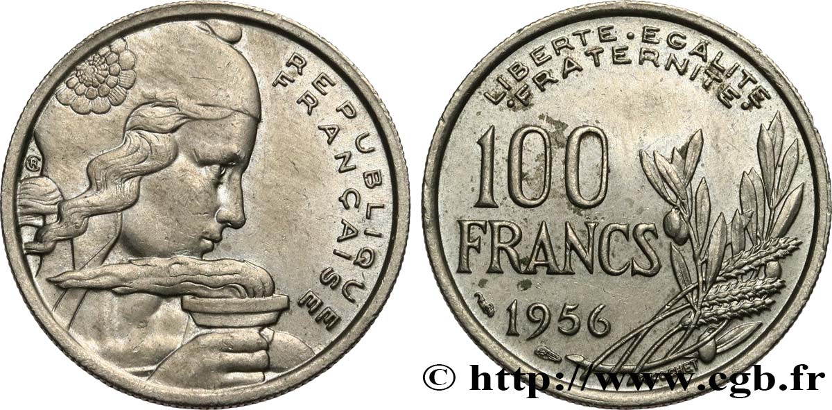 100 francs Cochet 1956 F.450/8 MBC50