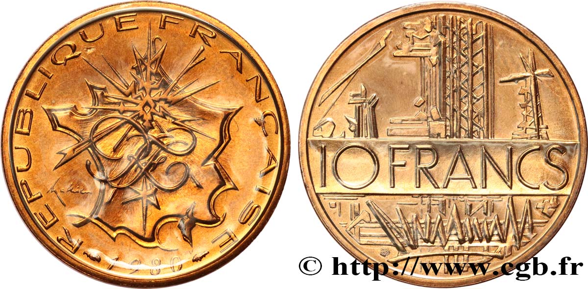 10 francs Mathieu 1980 F.365/8 MS