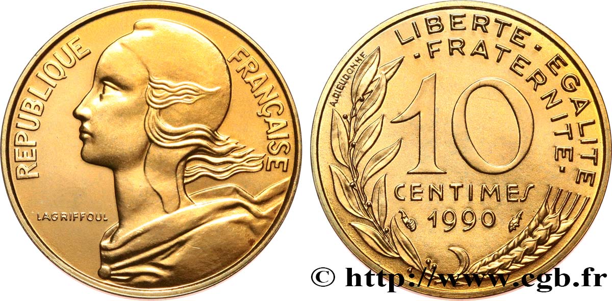 10 centimes Marianne 1990 Pessac F.144/30 MS