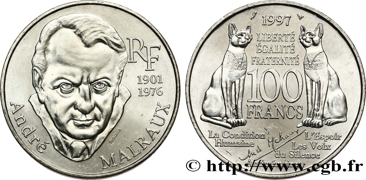 100 francs Malraux 1997  F.465/2 SPL+ 