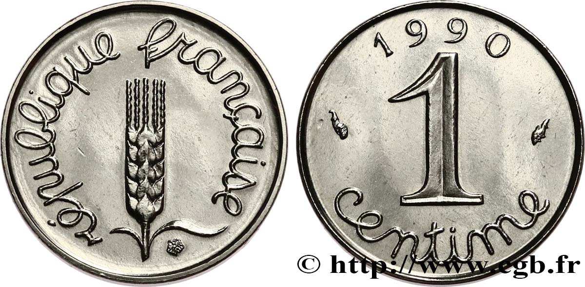1 centime Épi 1990 Pessac F.106/47 FDC