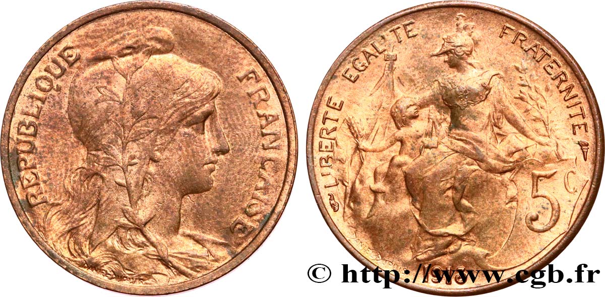 5 centimes Daniel-Dupuis 1913 F.119/25 SPL58