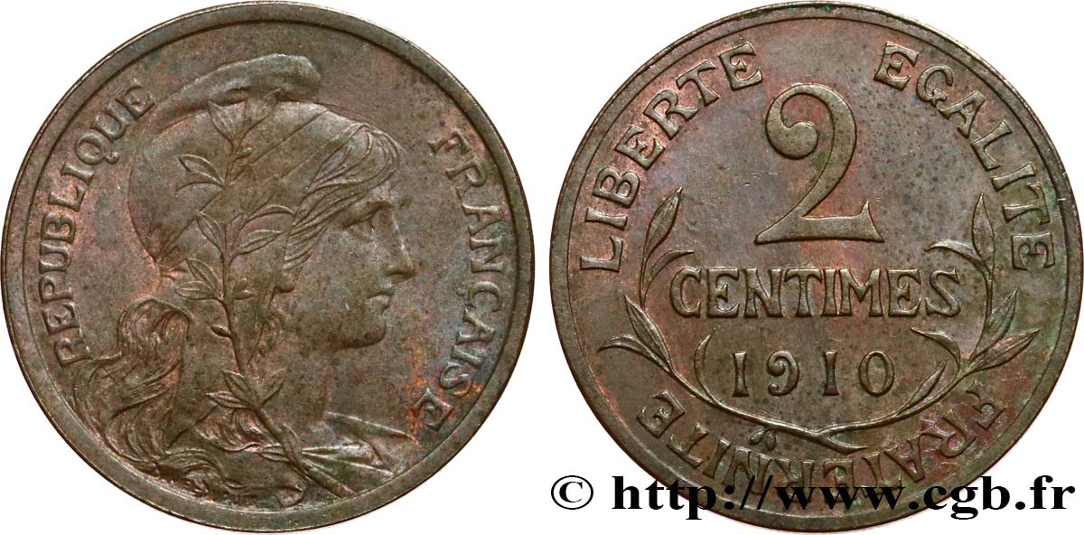 2 centimes Daniel-Dupuis 1910 Paris F.110/13 BB53