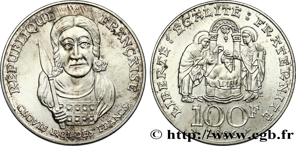 100 francs Clovis 1996 F.464/2 SUP+