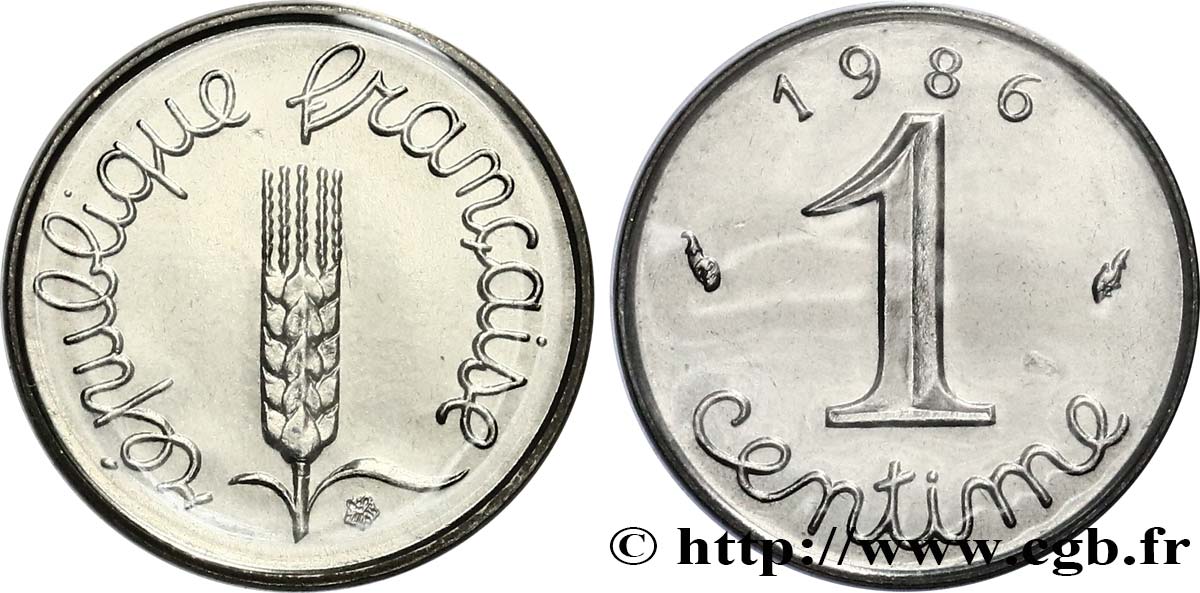 1 centime Épi 1986 Pessac F.106/43 FDC
