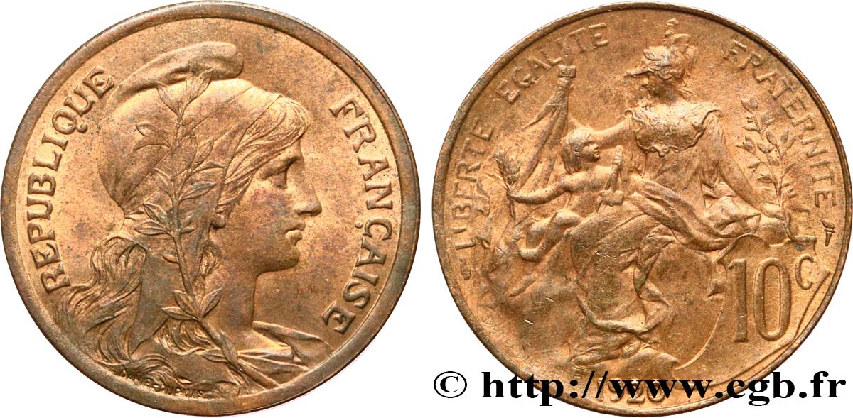 10 centimes Daniel-Dupuis 1920 F.136/29 SUP58