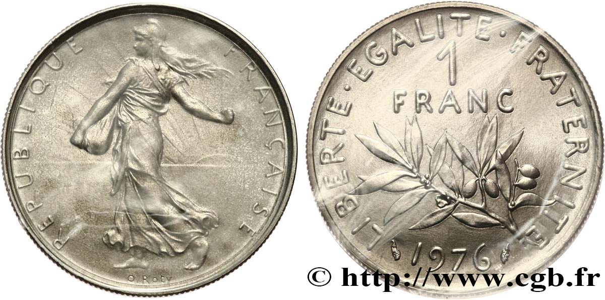 1 franc Semeuse, nickel 1976 Pessac F.226/21 FDC