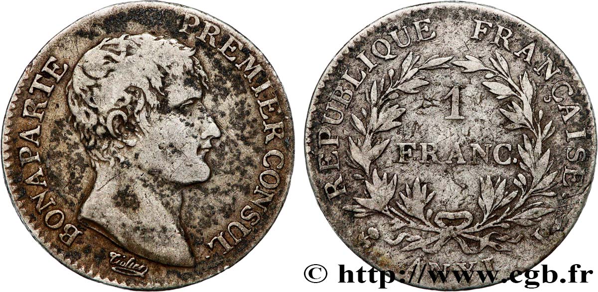 1 franc Bonaparte Premier Consul 1803 Bayonne F.200/4 TB 