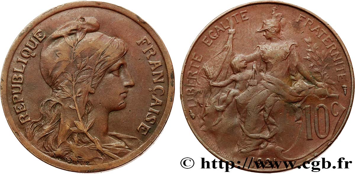 10 centimes Daniel-Dupuis 1921 F.136/30 BC35