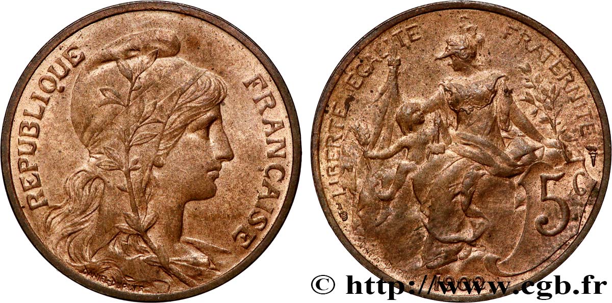5 centimes Daniel-Dupuis 1902 F.119/12 SC63