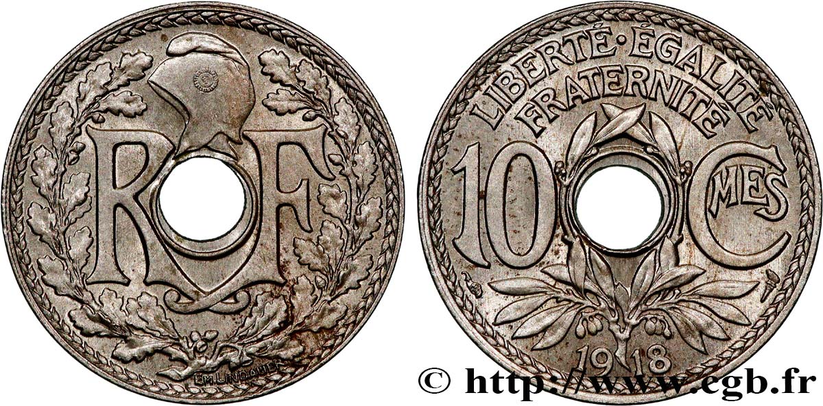 10 centimes Lindauer 1918 F.138/2 MS62