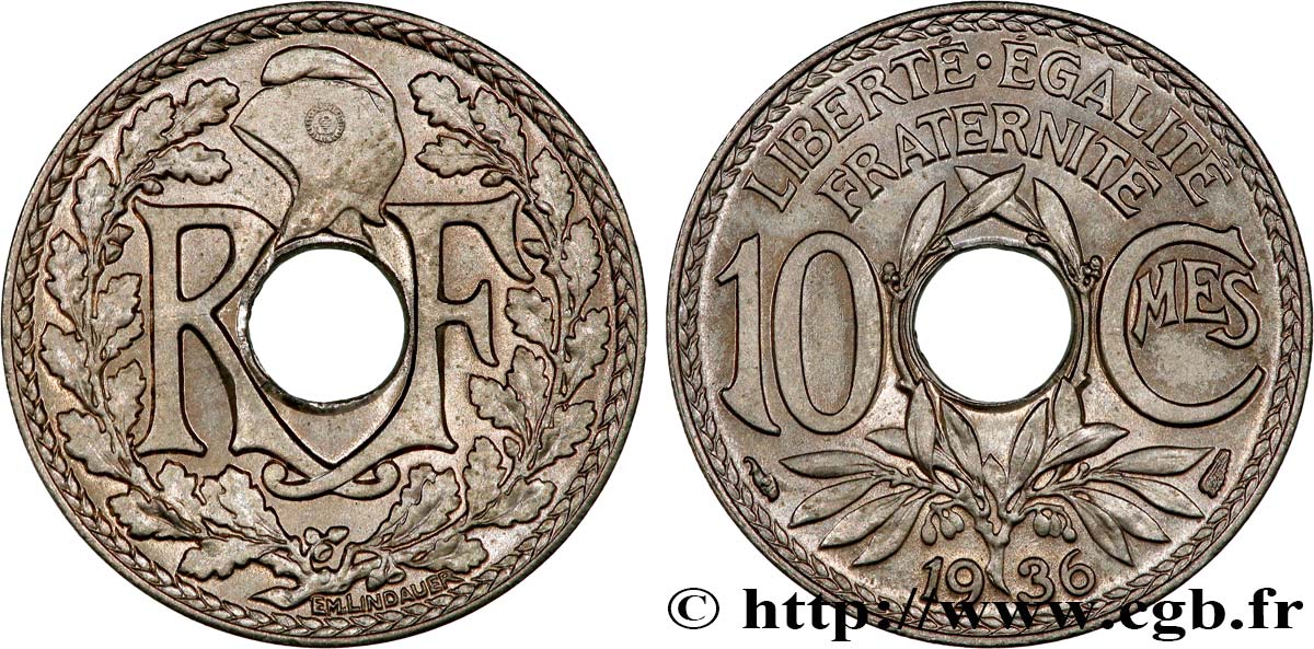 10 centimes Lindauer 1936 F.138/23 MS63