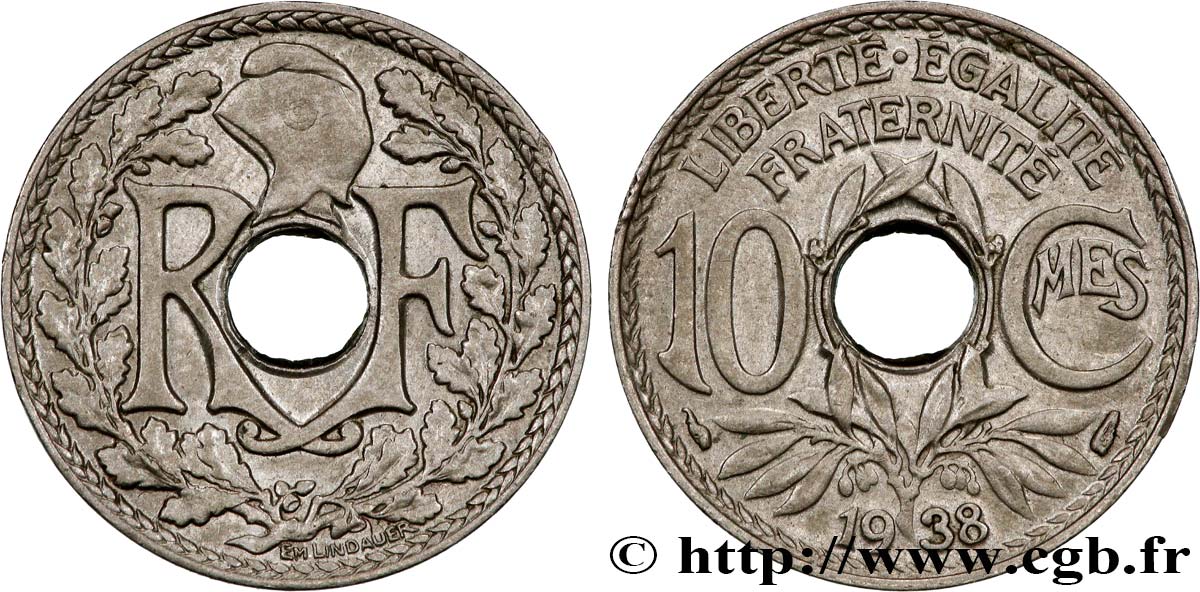 10 centimes Lindauer 1938 F.138/25 TTB53