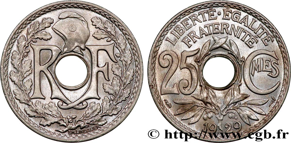 25 centimes Lindauer 1929 F.171/13 SPL64