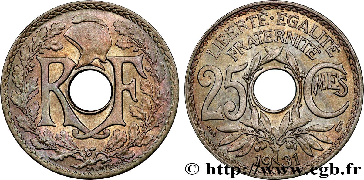 25 centimes Lindauer 1931 F.171/15 SC