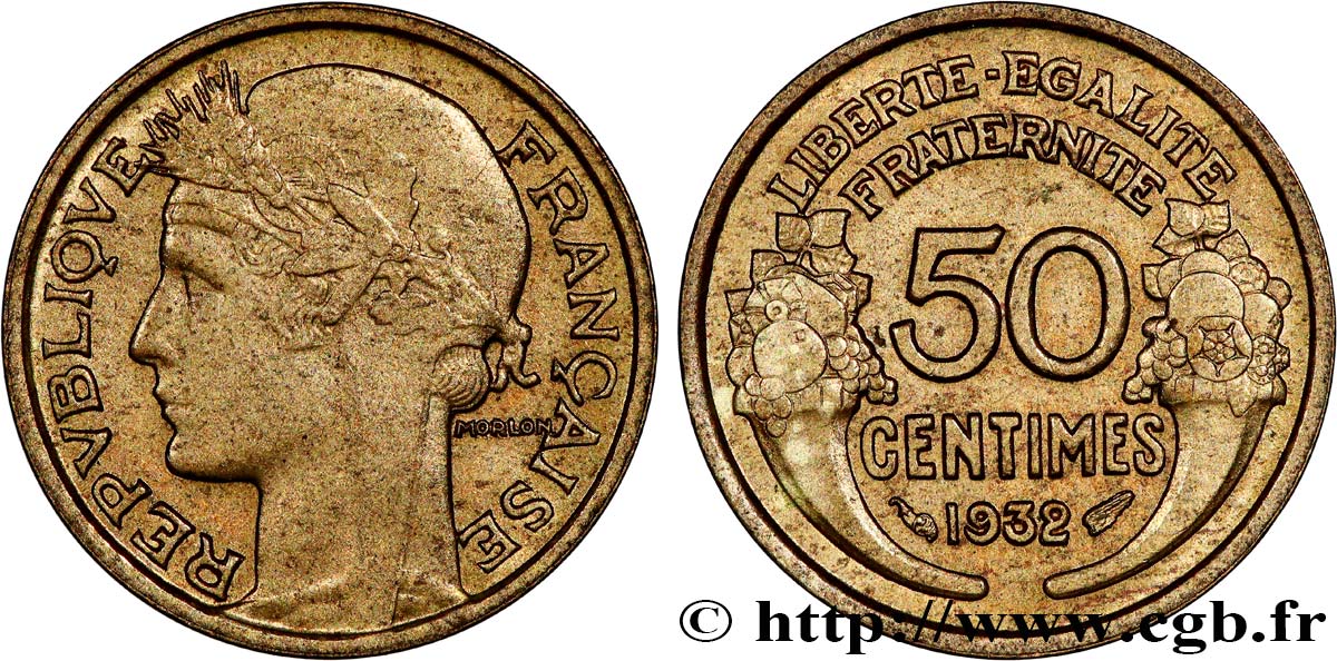 50 centimes Morlon 1932 F.192/9 SUP58