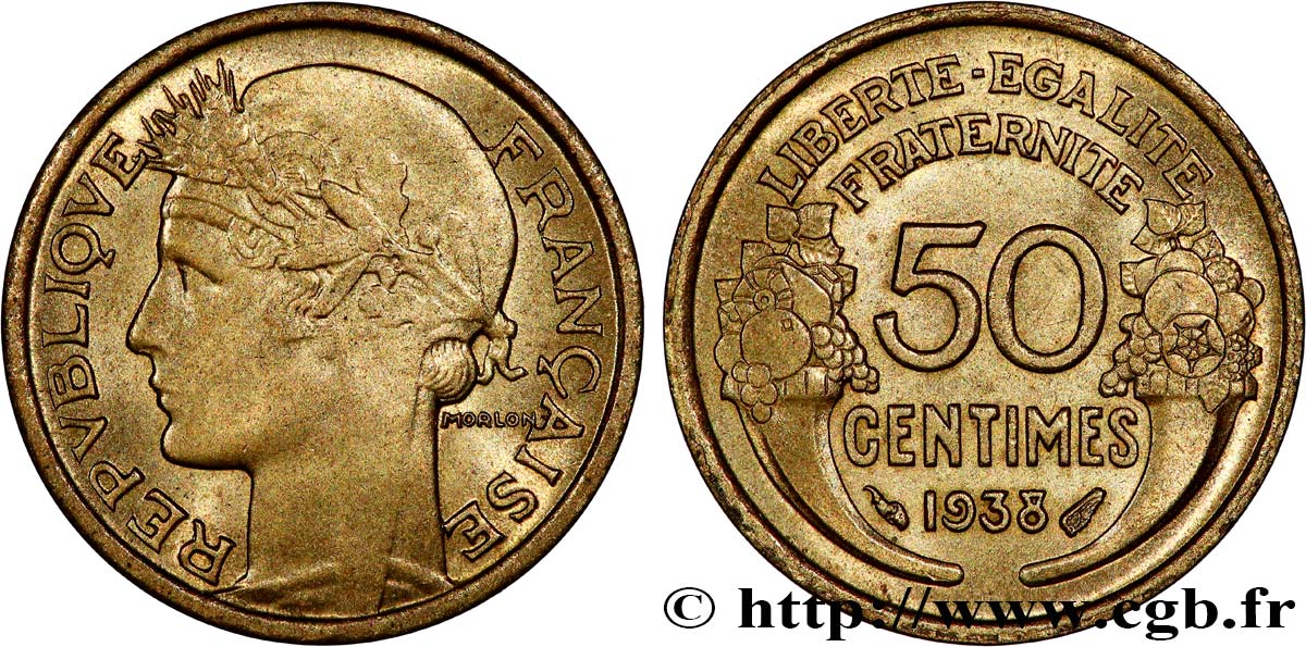 50 centimes Morlon 1938 F.192/14 EBC62