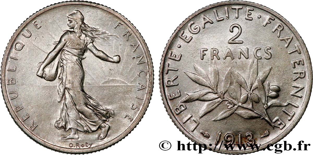 2 francs Semeuse 1913 F.266/14 TTB+