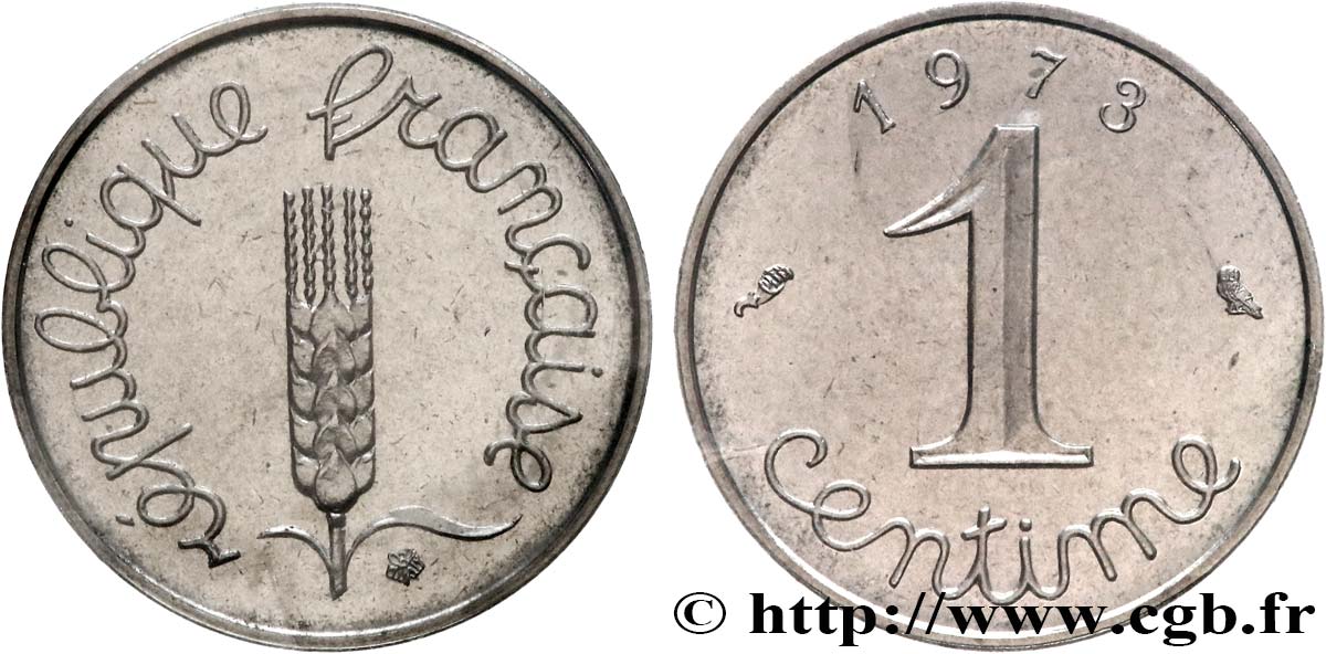 1 centime Épi 1973 Pessac F.106/23 FDC