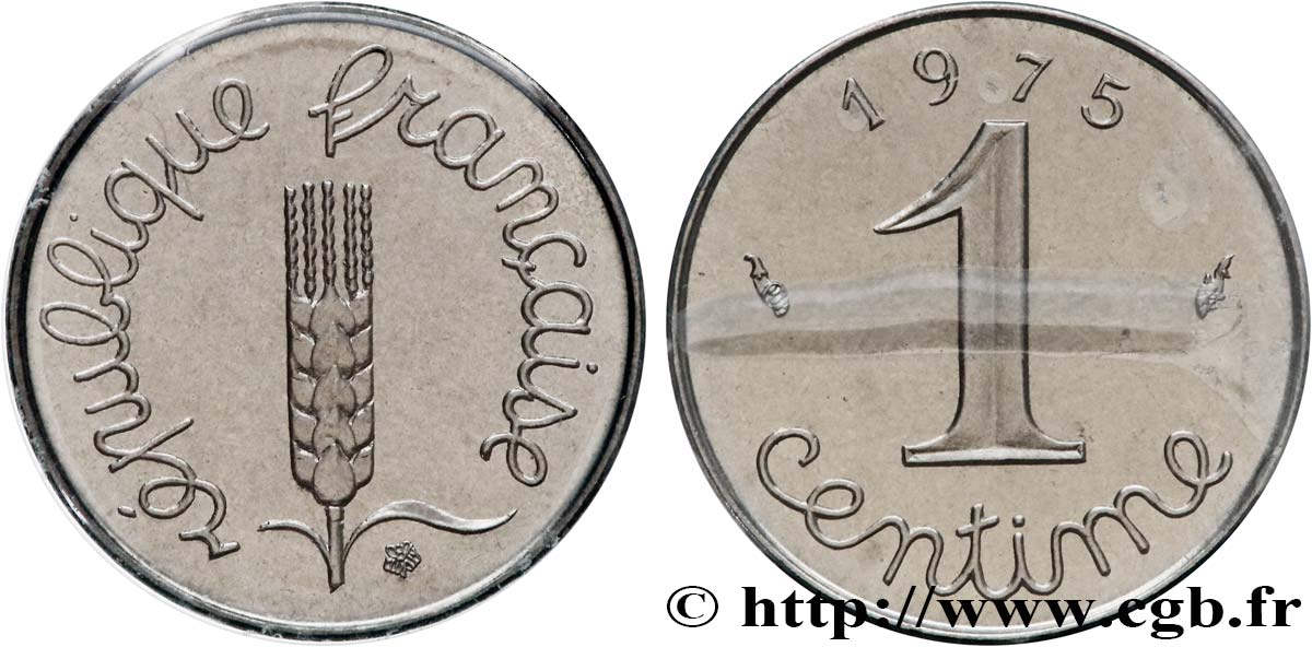 1 centime Épi 1975 Pessac F.106/27 FDC