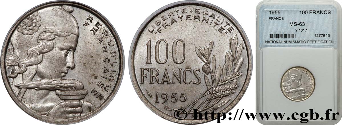 100 francs Cochet 1955 F.450/5 AU autre