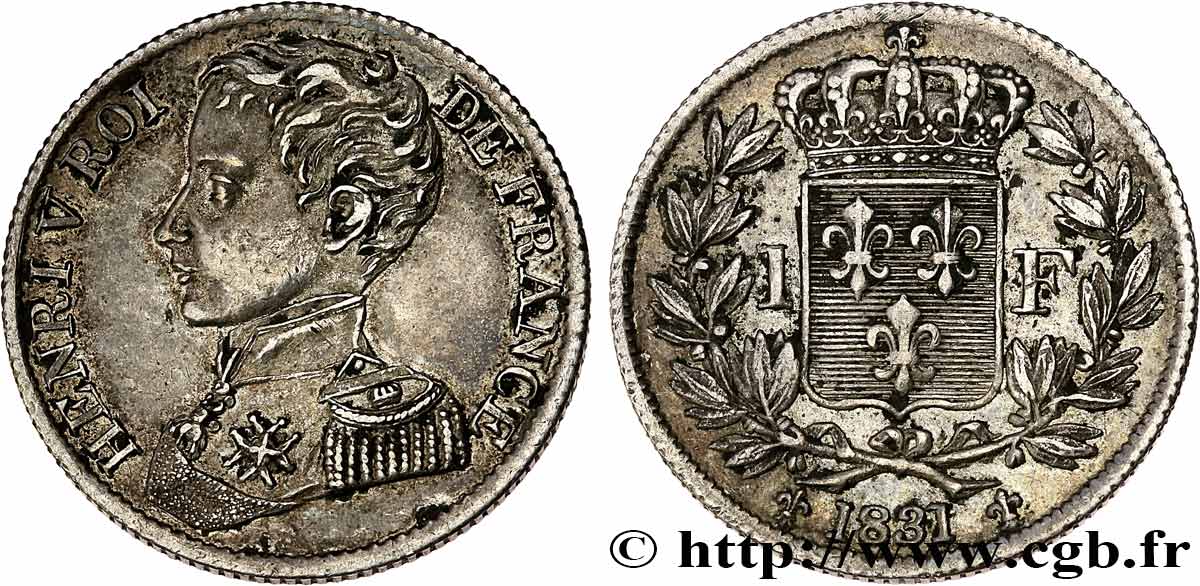 1 franc 1831 VG.2705 TTB+