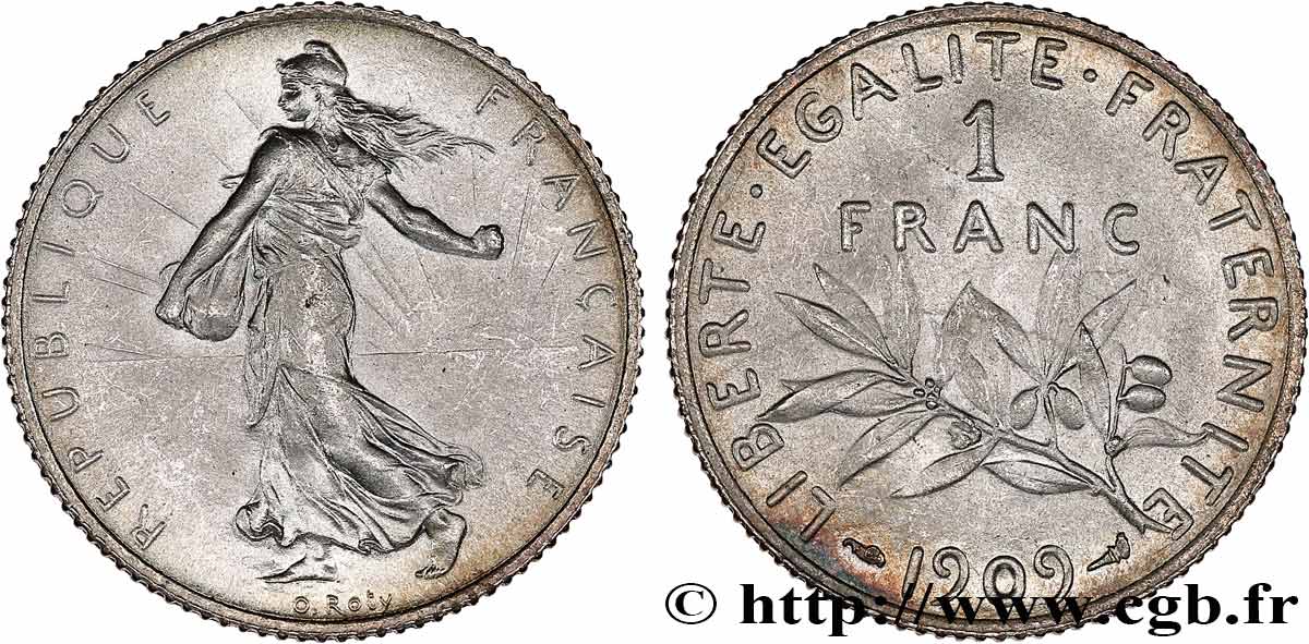 1 franc Semeuse 1909 Paris F.217/14 SC63