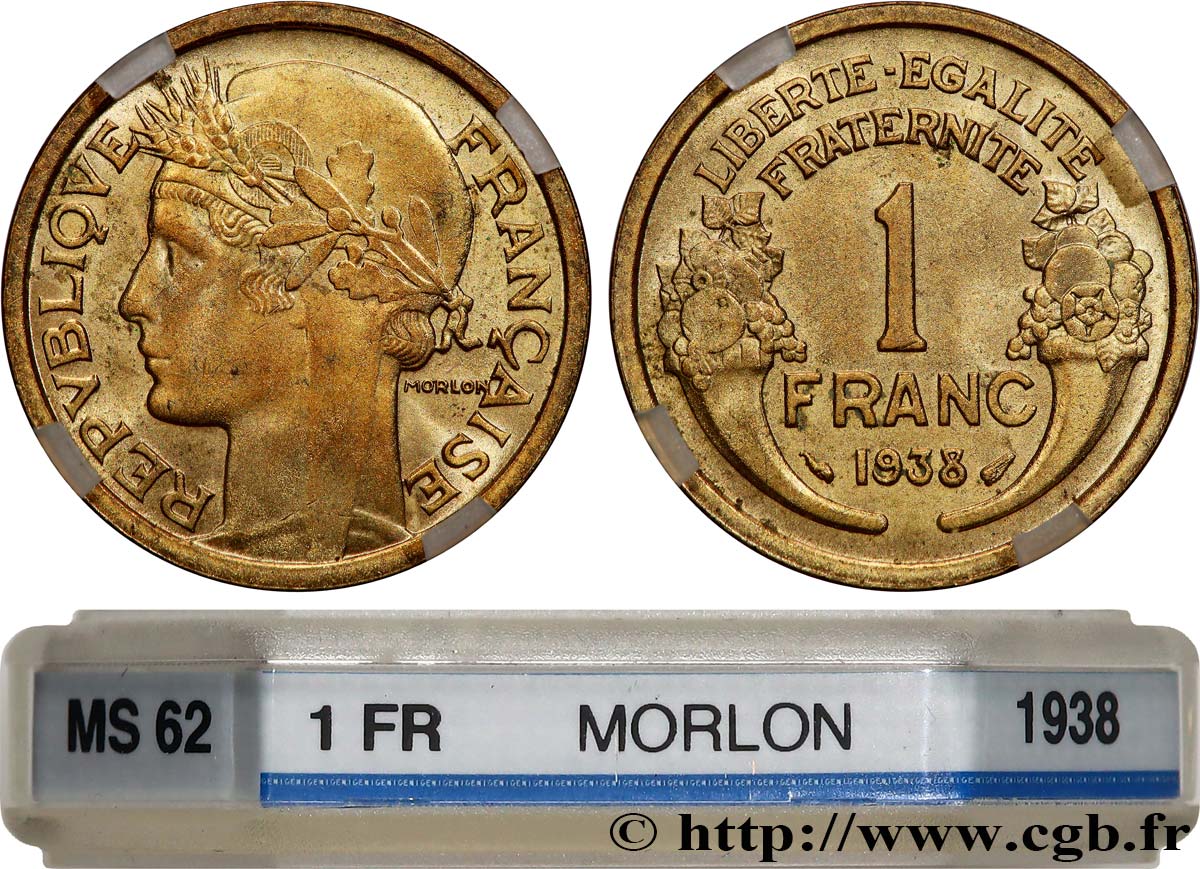 1 franc Morlon 1938 Paris F.219/9 VZ62 GENI