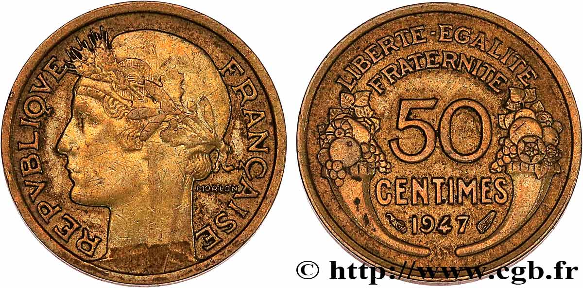 50 Centimes Morlon 1947 F 192 19 Fmd 772163 Modernes