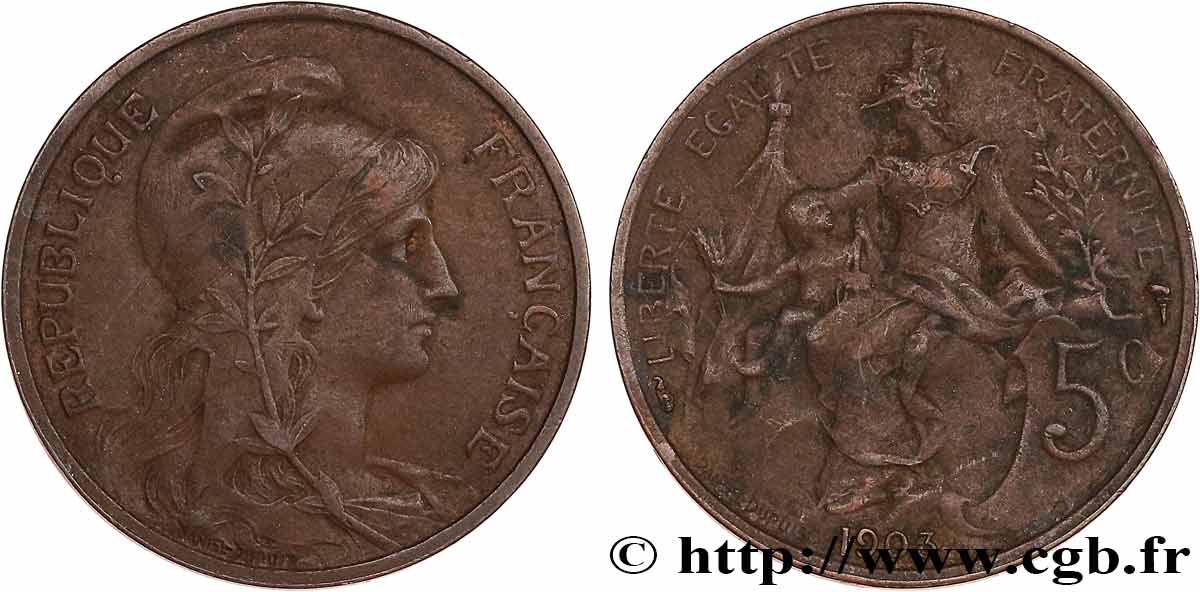 5 centimes Daniel-Dupuis 1903 F.119/13 BB40