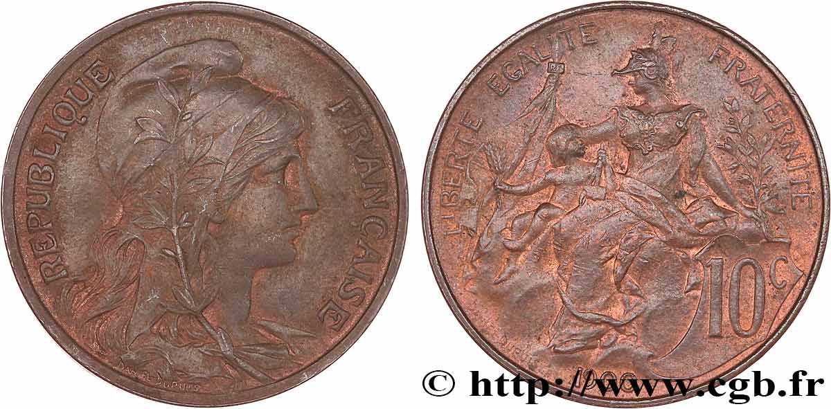 10 centimes Daniel-Dupuis 1900 F.136/8 SPL55