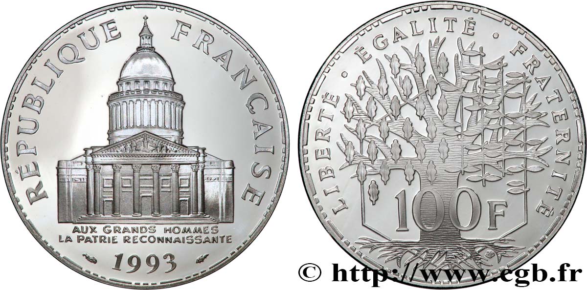100 francs Panthéon, BE (Belle Épreuve) 1993  F.451/14 ST 