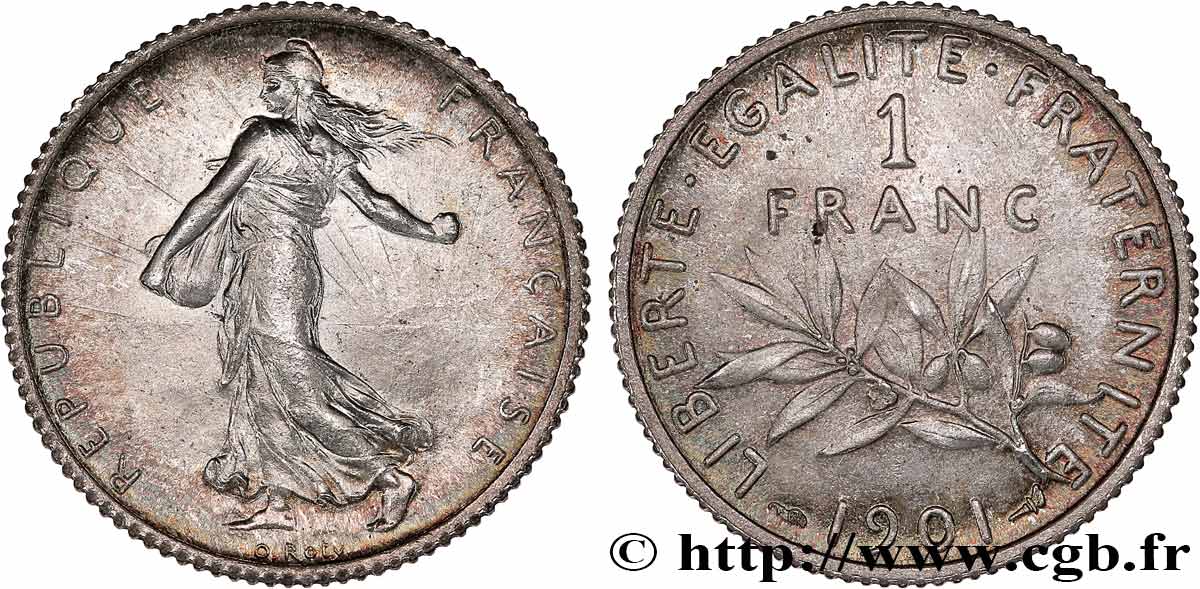 1 franc Semeuse 1901  F.217/6 SUP 