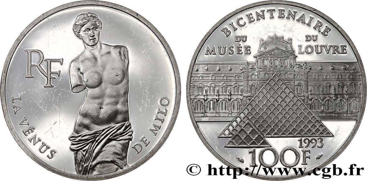 Belle Épreuve 100 francs - Vénus de Milo 1993 F.1624 1 SPL