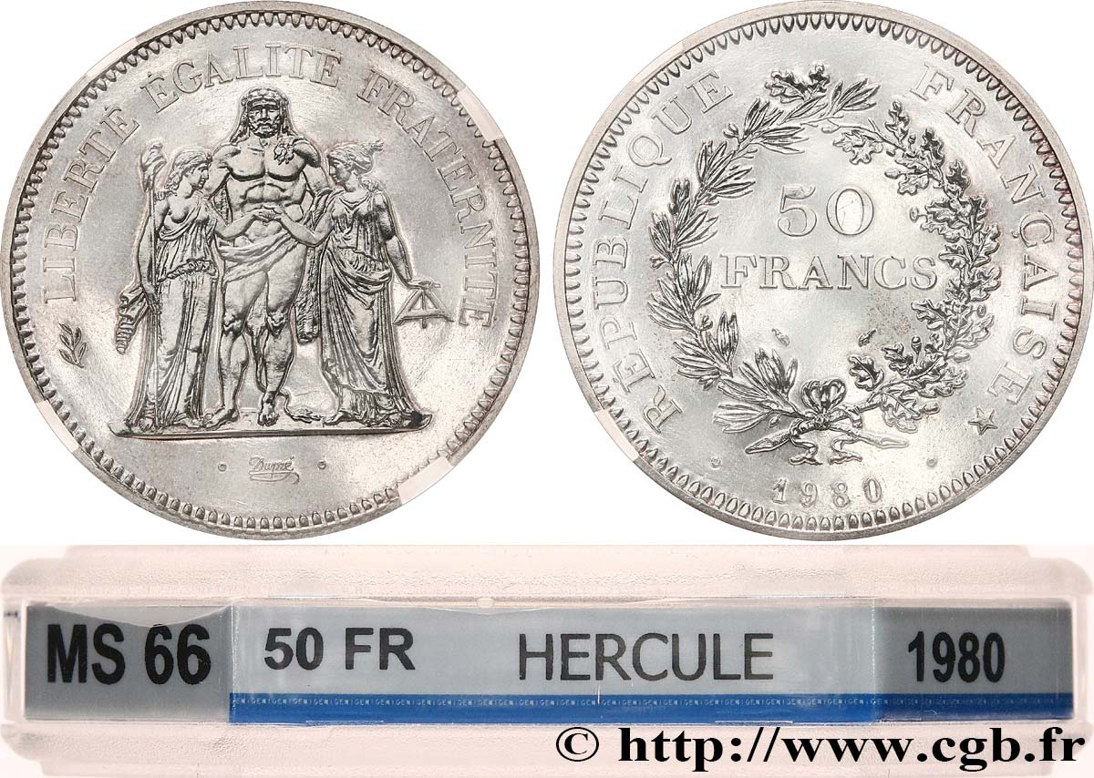 50 francs Hercule 1980 F.427/8 FDC66 GENI