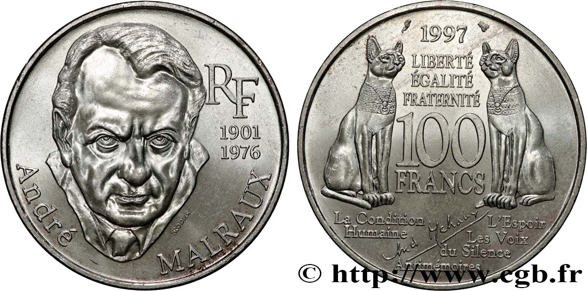 100 francs Malraux 1997 F.465/2 VZ+