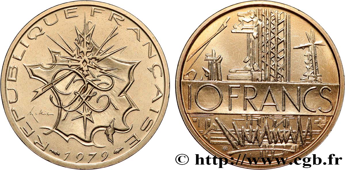 10 francs Mathieu 1979 Pessac F.365/7 FDC