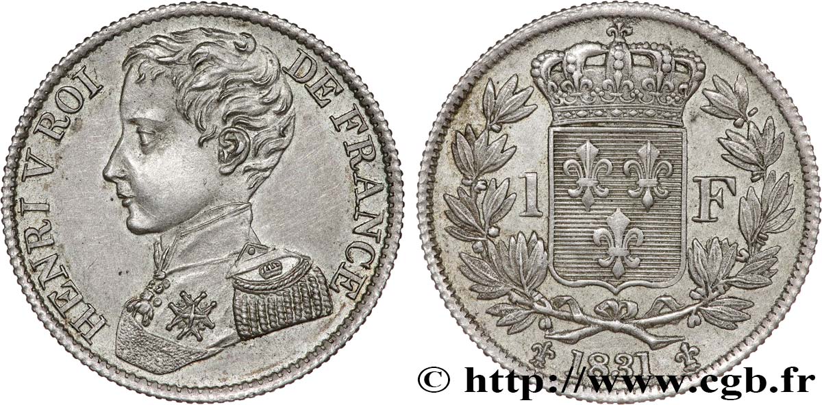 1 franc 1831 VG.2705 TTB+
