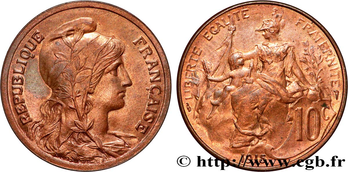 10 centimes Daniel-Dupuis 1915 F.136/24 SPL63